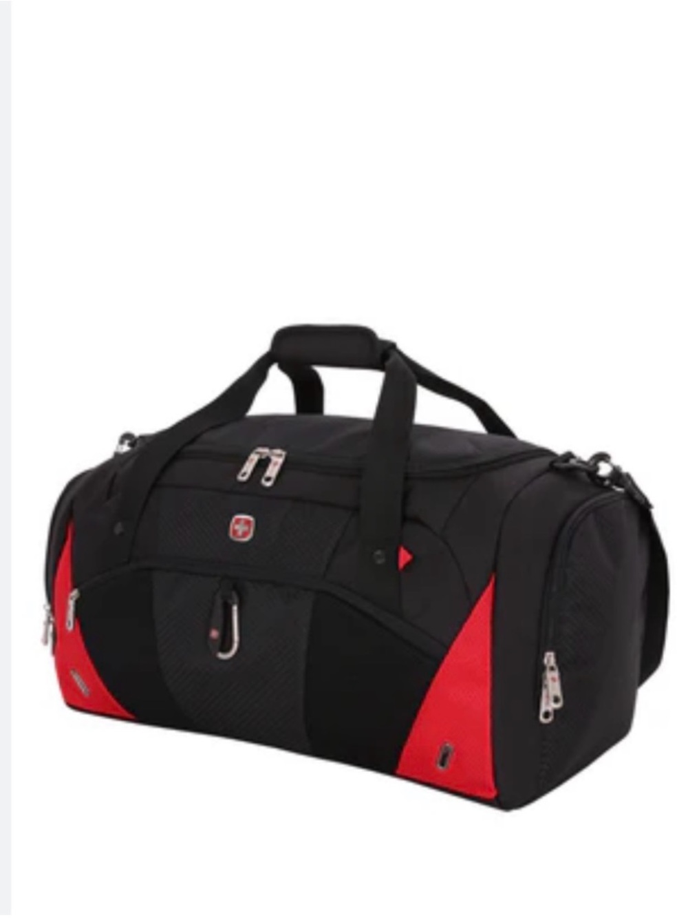 Retired SwissGear Black and Red Men’s Duffel Travel Bag